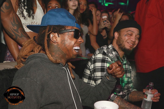 Lil Wayne Parties At Copa Room In Miami With ASAP Ferg