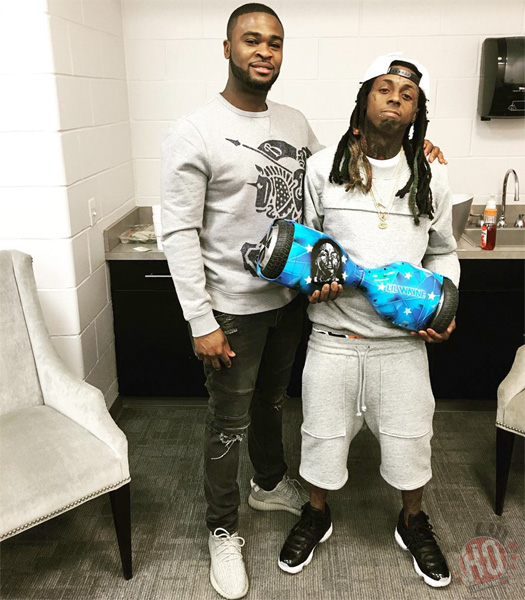 Lil Wayne Presented With His Very Own Customized Hoverboard