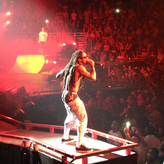 Lil Wayne Performs Live In Detroit On Americas Most Wanted Tour