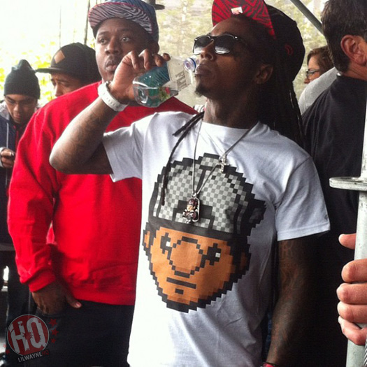 Lil Wayne Watches & Performs At The Toyota City Championships