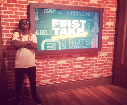 Lil Wayne Discusses What It Was Like Debating With The First Take Hosts Stephen A Smith & Max Kellerman