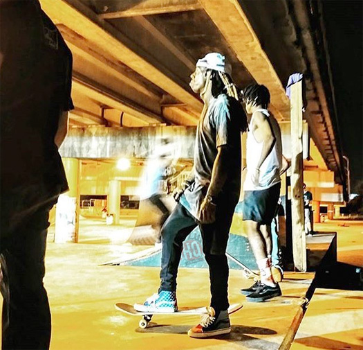 Lil Wayne Donates Skate Ramps To A Local Skatepark In His Hometown New Orleans