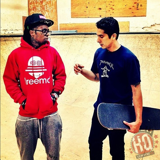 Lil Wayne At Double Rock Skatepark