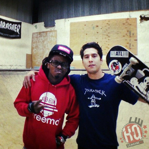 Lil Wayne At Double Rock Skatepark
