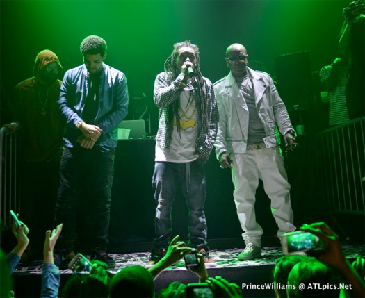 Lil Wayne, Drake & Birdman Attend All-Star Party In Houston