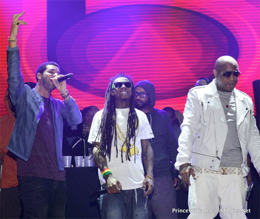 Lil Wayne, Drake & Birdman Attend All-Star Party In Houston