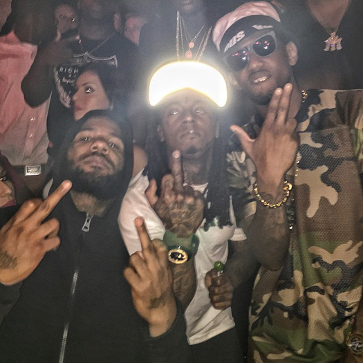 Lil Wayne Celebrates Drake Birthday At STORY Nightclub With The Game & Fabolous