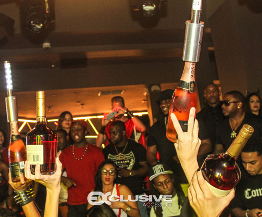 Lil Wayne Celebrates Drake Birthday At STORY Nightclub With The Game & Fabolous