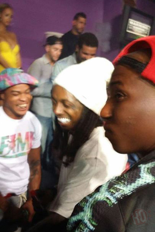 Lil Wayne & Drake Party At Club Cameo In Cincinnati With Deelishis