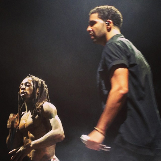 The Drake vs Lil Wayne Tour Stops In Noblesville Indiana