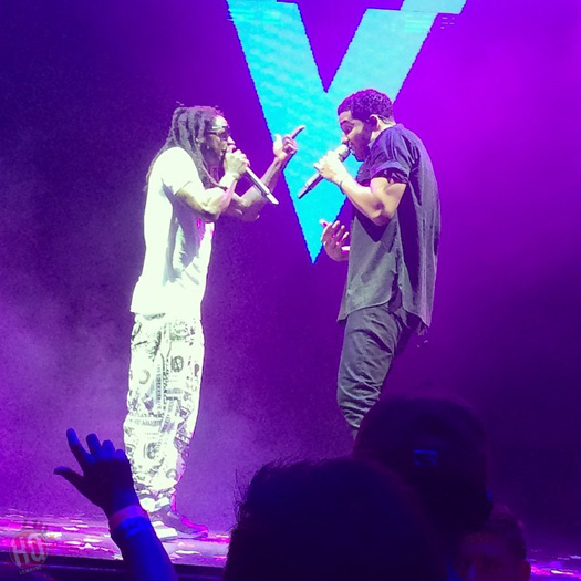 The Drake vs Lil Wayne Tour Stops In Noblesville Indiana