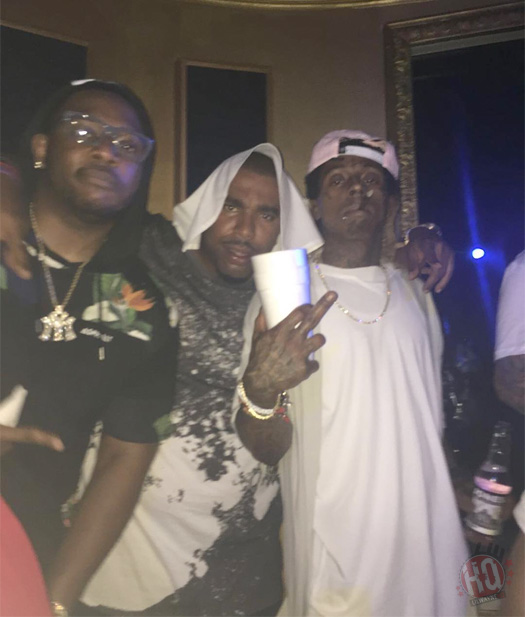 Lil Wayne Attended Dream Nightclub In Miami With Noreaga Over Independence Day Weekend