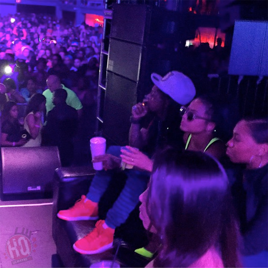 Lil Wayne Attends Echostage In Washington With Christina Milian & Juelz Santana