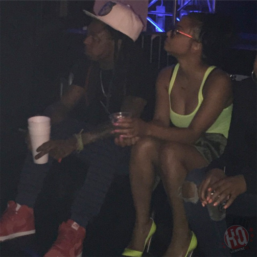 Lil Wayne Attends Echostage In Washington With Christina Milian & Juelz Santana