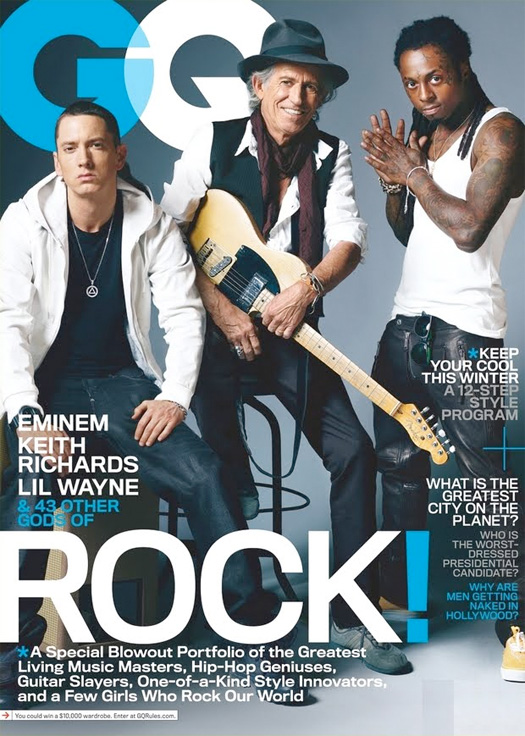 Lil Wayne & Eminem Cover GQ Magazine November Issue