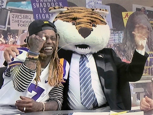 Lil Wayne Appearance On ESPN College GameDay Show