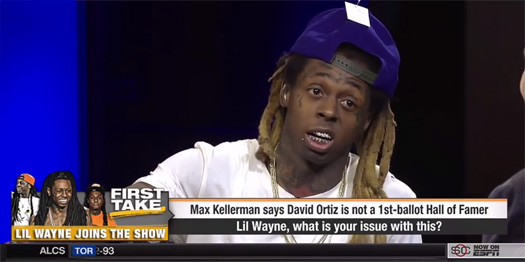 Lil Wayne Appears On ESPN First Take Show, Talks David Ortiz, Brett Favre, Tony Romo, Kobe Bryant & More