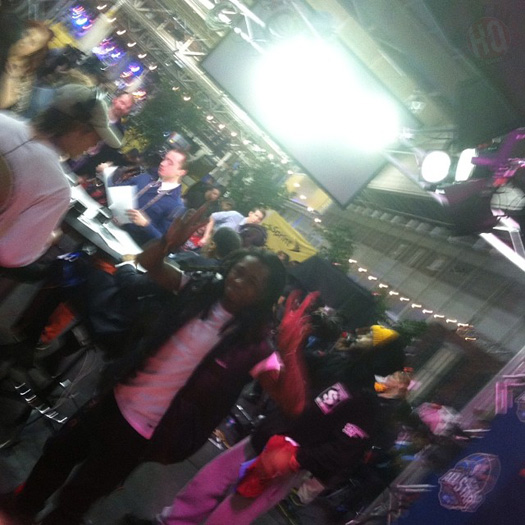 Lil Wayne Backstage At ESPN First Take Show In New Orleans