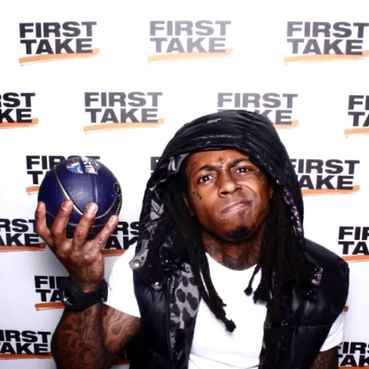 Lil Wayne Backstage At ESPN First Take Show In New Orleans