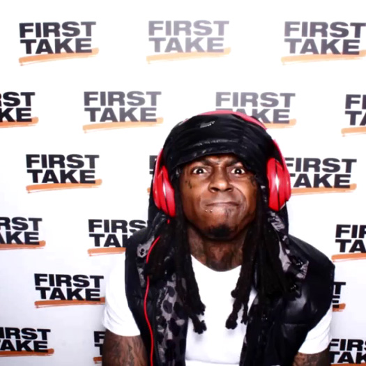 Lil Wayne Backstage At ESPN First Take Show In New Orleans