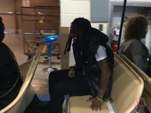 Lil Wayne Backstage At ESPN First Take Show In New Orleans