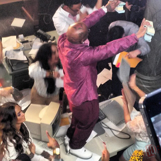 Lil Wayne, Euro & Birdman Shoot We Alright Music Video With Their Young Money Crew