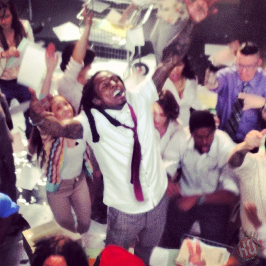 Lil Wayne, Euro & Birdman Shoot We Alright Music Video With Their Young Money Crew