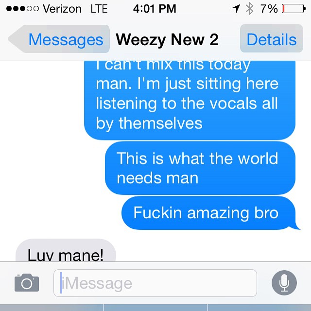 Lil Wayne & His Mixing Engineer Hype Up The Free Weezy Album