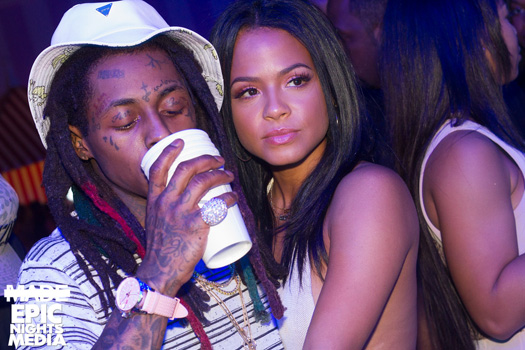 Lil Wayne Attends & Performs Live At Foxtail Pool Club In Las Vegas