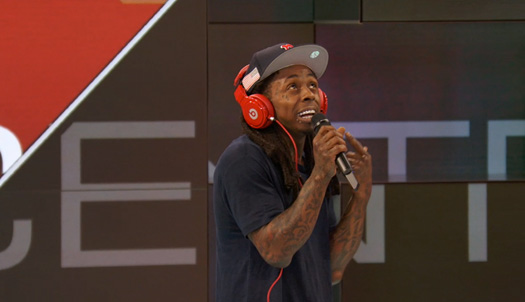 Lil Wayne Freestyles Over SportsCenter Theme Song, Gets Interviewed & Plays A Game Of Pop-A-Shot Basketball