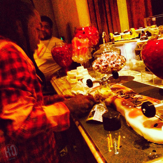 Lil Wayne Close Friends Throw Him A Surprise Birthday Party At Lure Nightclub