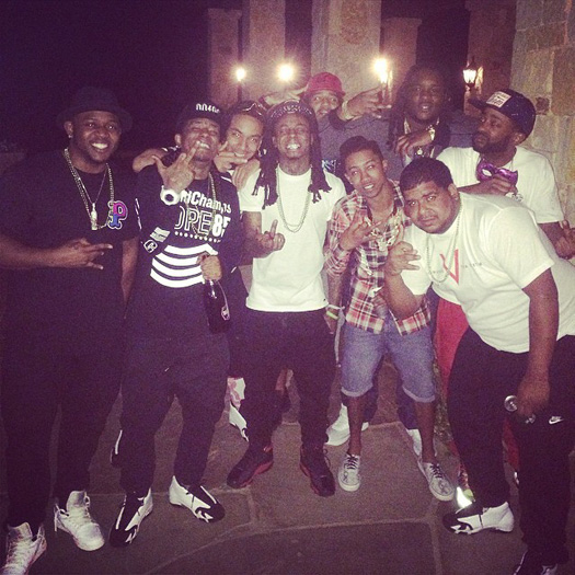 Lil Wayne Close Friends Throw Him A Surprise Birthday Party At Lure Nightclub