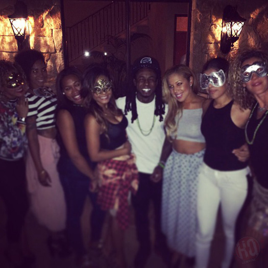 Lil Wayne Close Friends Throw Him A Surprise Birthday Party At Lure Nightclub