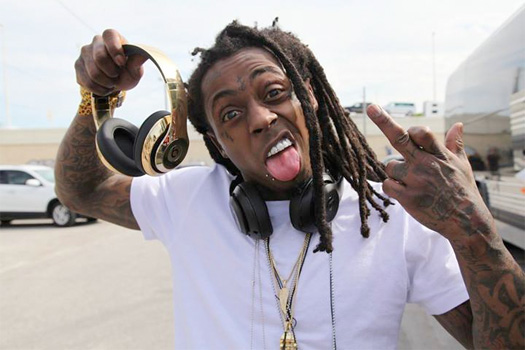 Lil Wayne Gifts Nyjah Huston With A Pair Of Gold Beats Headphones For Winning 2014 Tampa Pro