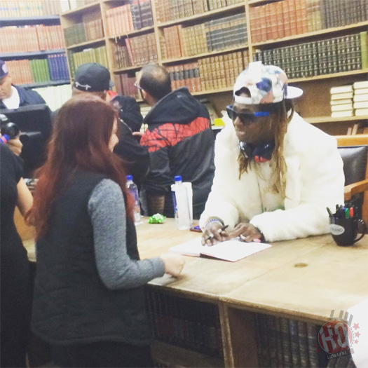 Lil Wayne Attends His Gone Til November Book Signing At Strand Bookstore In New York