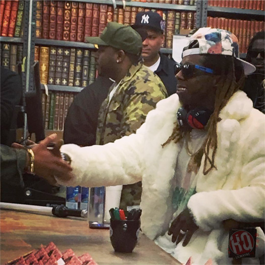 Lil Wayne Attends His Gone Til November Book Signing At Strand Bookstore In New York