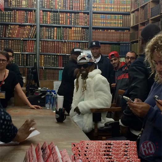 Lil Wayne Attends His Gone Til November Book Signing At Strand Bookstore In New York