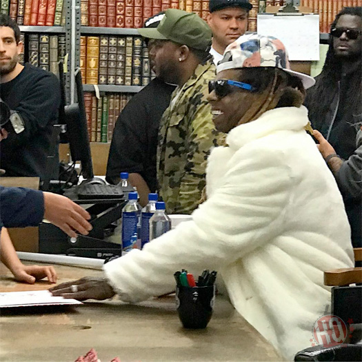 Lil Wayne Attends His Gone Til November Book Signing At Strand Bookstore In New York