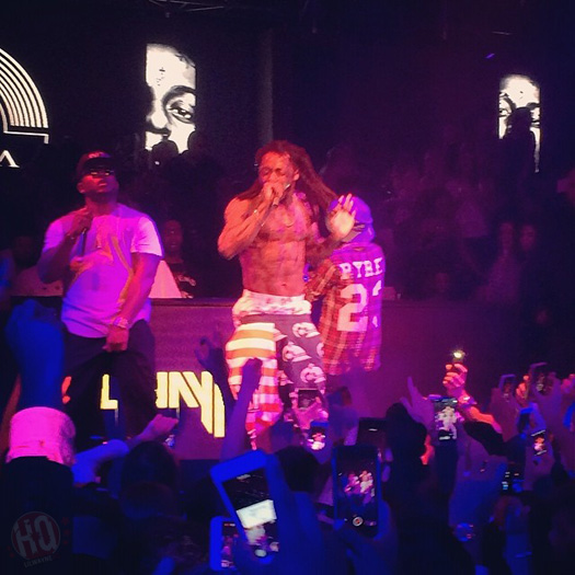 Lil Wayne Performs At Gotha Nightclub In Cannes France