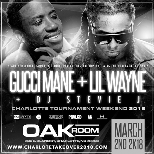 Lil Wayne & Gucci Mane To Host An Event Together In North Carolina Over CIAA Weekend