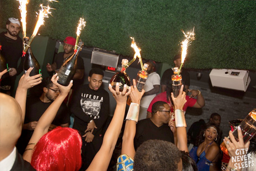 Lil Wayne Celebrates Halloween At IVY Nightclub In Miami With Ray J, Drake & Others