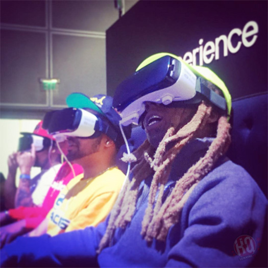 Lil Wayne Has Fun & Freaks Out On A Virtual Reality Roller Coaster Ride At E3 2016