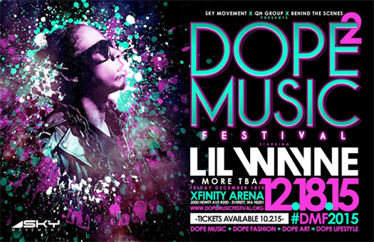 Lil Wayne To Headline The 2015 Dope Music Festival In Washington