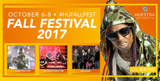 Lil Wayne To Headline The 2017 Fall Festival At Hofstra University In Long Island New York