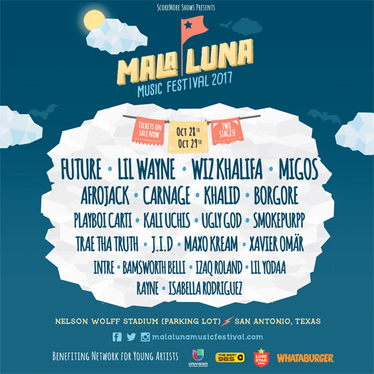 Lil Wayne To Headline The 2017 Mala Luna Music Festival In San Antonio Texas