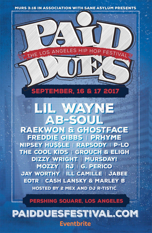 Lil Wayne To Headline The 2017 Paid Dues Music Festival In Los Angeles