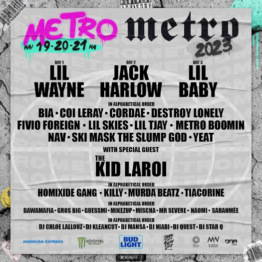 Lil Wayne To Headline The 2023 Metro Metro Festival In Montreal