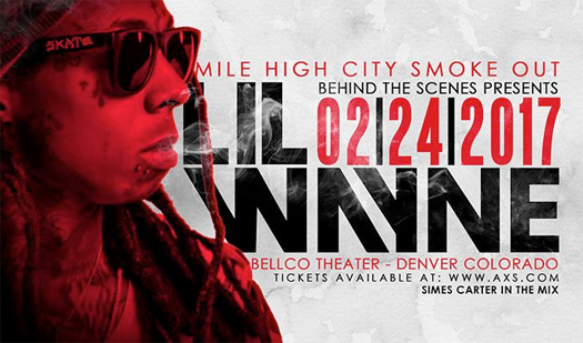 Lil Wayne To Headline The Mile High Smoke Out Concert In Denver Colorado