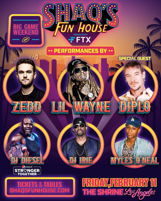 Lil Wayne To Headline Shaqs Fun House Festival + Shaquille ONeal Calls Wayne The Greatest To Ever Do It