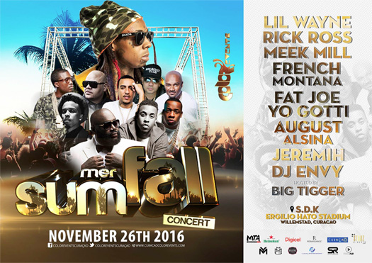 Lil Wayne To Headline The 2016 SummerFall Concert In Curacao